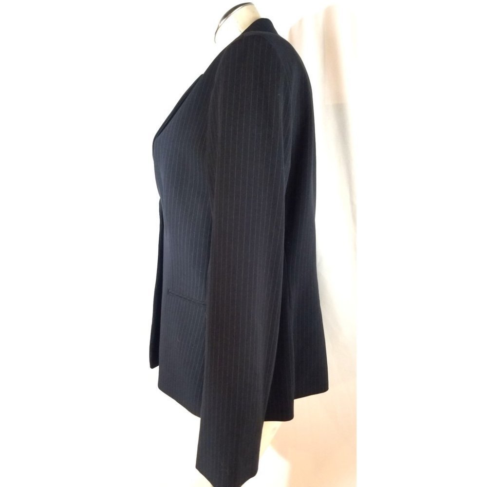 Tahari ASL 12 Blue Pinstripe Blazer - Picture 5 of 7